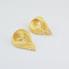 18k Freeform Earrings 18.1g