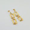 18k Chain Earrings 7.9g