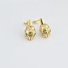 18k Snake Head Earrings 5g