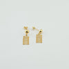 18k Lace Earrings 1.9g