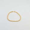 18k Franco 3mm Bracelet 5.1g