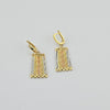 18k Lace Earrings 4g