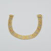 18k 3Toned Lace 10mm Bracelet 12.5g