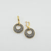 18k Circle Earrings 9.4g