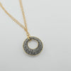 18k Circle Necklace 11.9g