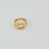 18k Curb Chain S5 Ring 5g