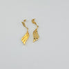 18k Wave Earrings 5.1g