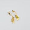 18k Wave Earrings 5.1g