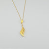 18k Wave Necklace 7.8g