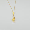 18k Wave Necklace 7.8g