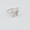 18k Butterfly White S7 Ring 4.1g