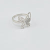 18k Butterfly White S7 Ring 4.1g