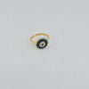 18k Evil Eye S6.75 Ring 3g