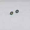 18k Evil Eye Earrings 3.1g