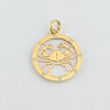 18k Cancer Pendant 1.9g