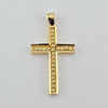 18k Cross Pendant 3.6g
