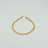 18k Small Curb 4mm Bracelet 6g