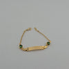 18k Heart ID Bracelet 2g