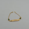 18k Heart ID Bracelet 2g