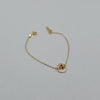 18k Mini Lady Bug Bracelet 1.2g