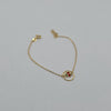 18k Mini Lady Bug Bracelet 1.2g