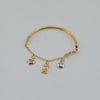 18k Charm Baby 3mm Bracelet 3.2g