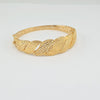 18k Multi Row Wave Bangle 13.5g