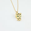 18k Panther Necklace 9.3g