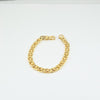 18k Chain 7mm Bracelet 12.4g