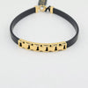 18k Black Silicon 6mm Bracelet 5.85g