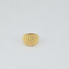 18k Beaded S7.75 Ring 5.1g
