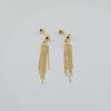 18k Tassel Earrings 2.6g