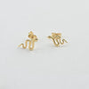 18k Snake Earrings 1.4g