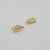 18k Leaf Earrings 2.7g