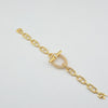 18k Knot 9mm Bracelet 18.4g