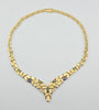 18k Leaf 14mm Necklace 30g