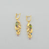 18k Leaf Earrings 7.7g