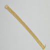 18k Lace 10mm Bracelet 12.6g