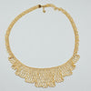 18k Flower Lace Necklace 25g