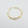 18k Hardwear w/ Crystal 6mm Bracelet 9g