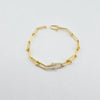 18k Hardwear w/ Crystal Bracelet 6.1g