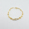 18k Hardwear w/ Crystal 6mm Bracelet 9g