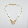 18k Tassel 3mm Necklace 9.4g