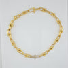 18k Hardwear w/ Crystal 6mm Chain 14.5g