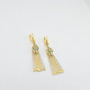18k Snake Lace Earrings 10.9g
