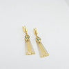 18k Snake Lace Earrings 10.9g
