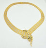 18k Snake Lace 16mm Necklace 51.9g
