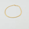 18k Herringbone 3mm Bracelet 5.15g
