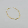 18k Paperclip 6mm 7.1in Bracelet 1.8g