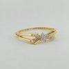18k Butterfly 3mm Bangle 15.2g